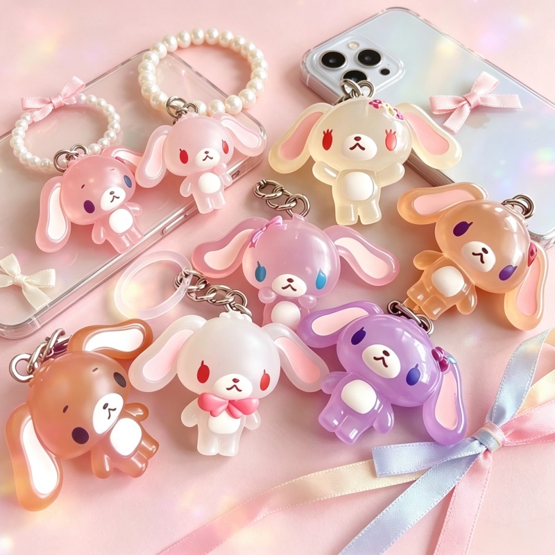 Anime Action Figure Blind Box - Новинка 2026 года: аниме-фигурка, подвеска Sugarbunnies,