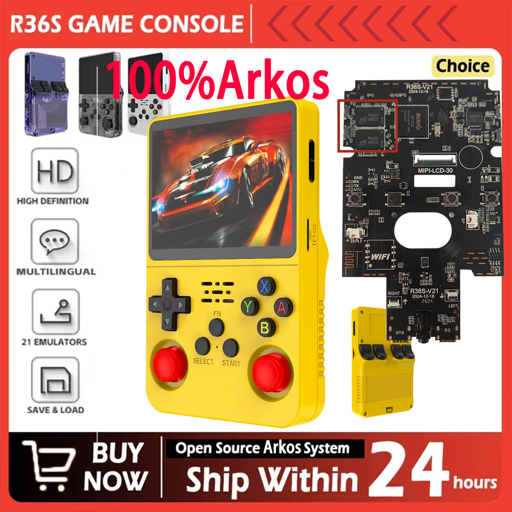 R36S – новая портативная игров – обзор и цена Retro Handheld Game Console R36S
